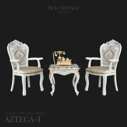 AZTECA-I Classic Coffee Set ชุดโต๊ะน้ำชาสไตล์หลุยส์ รุ่น แอสเตก้า-1
