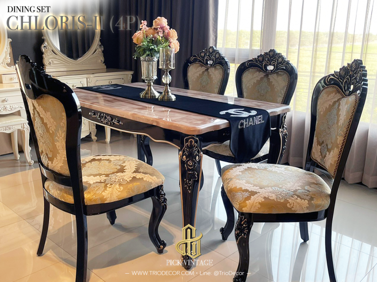 upscalediningroom fancydiningroom elegantdiningroom elegantdiningroom luxuriousdiningroom louisdiningroom antiquediningroom classicdiningroom vintagediningroom โต๊ะอาหารคลาสสิค โต๊ะอาหารหรู เฟอร์นิเจอร์สไตล์หลุยส์ เฟอร์นิเจอร์วินเทจ marblediningset โต๊ะอาหารสไตล์ฝรั่งเศส