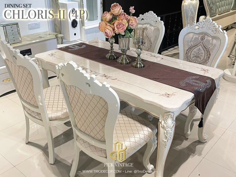upscalediningroom fancydiningroom elegantdiningroom elegantdiningroom luxuriousdiningroom louisdiningroom antiquediningroom classicdiningroom vintagediningroom โต๊ะอาหารคลาสสิค โต๊ะอาหารหรู เฟอร์นิเจอร์สไตล์หลุยส์ เฟอร์นิเจอร์วินเทจ marblediningset โต๊ะอาหารสไตล์ฝรั่งเศส