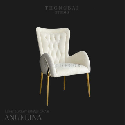 ANGELINA Light Luxury Dining Chair เก้าอี้ รุ่น แองเจลินา 02 ANGELINA : Light Luxury Dining Chair เก้าอี้ รุ่น แองเจลินา