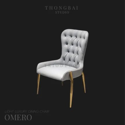 OMERO LIGHT LUXURY CHAIR เก้าอี้ รุ่น โอเมโร 02 OMERO : Light Luxury Dining Chair เก้าอี้ รุ่น โอเมโร