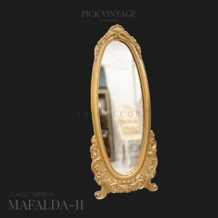 MAFALDA-II CLASSIC MIRROR กระจกเงาตั้งพื้นสไตล์วินเทจ รุ่น มาเฟลดา 2 สีทอง 03 MAFALDA-II CLASSIC MIRROR กระจกเงาตั้งพื้นสไตล์วินเทจ รุ่น มาเฟลดา 2 (สีทอง)