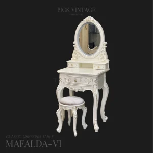 MAFALDA-VI CLASSIC DRESSING TABLE โต๊ะเครื่องแป้งสไตล์วินเทจ รุ่น มาเฟลดา 6