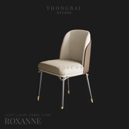 ROXANNE Light Luxury Dining Chair เก้าอี้ รุ่น ร็อกแซน 03 ROXANNE : Light Luxury Dining Chair เก้าอี้ รุ่น ร็อกแซน