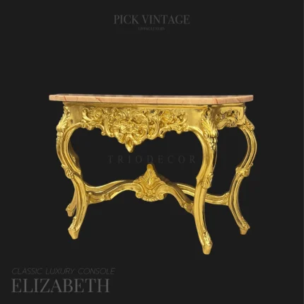 ELIZABETH CLASSIC LUXURY CONSOLE 02 ELIZABETH CLASSIC LUXURY CONSOLE โต๊ะคอนโซลสไตล์หลุยส์ รุ่น อลิซาเบธ