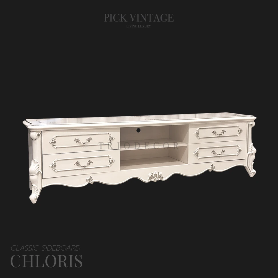 CHLORIS CLASSIC SIDEBOARD ตู้วางทีวีสไตล์คลาสสิค รุ่น คลอริส
