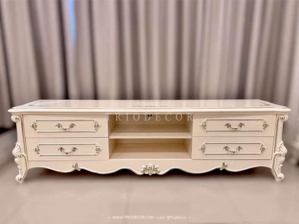 CHLORIS CLASSIC SIDEBOARD ตู้วางทีวีสไตล์คลาสสิค รุ่น คลอริส