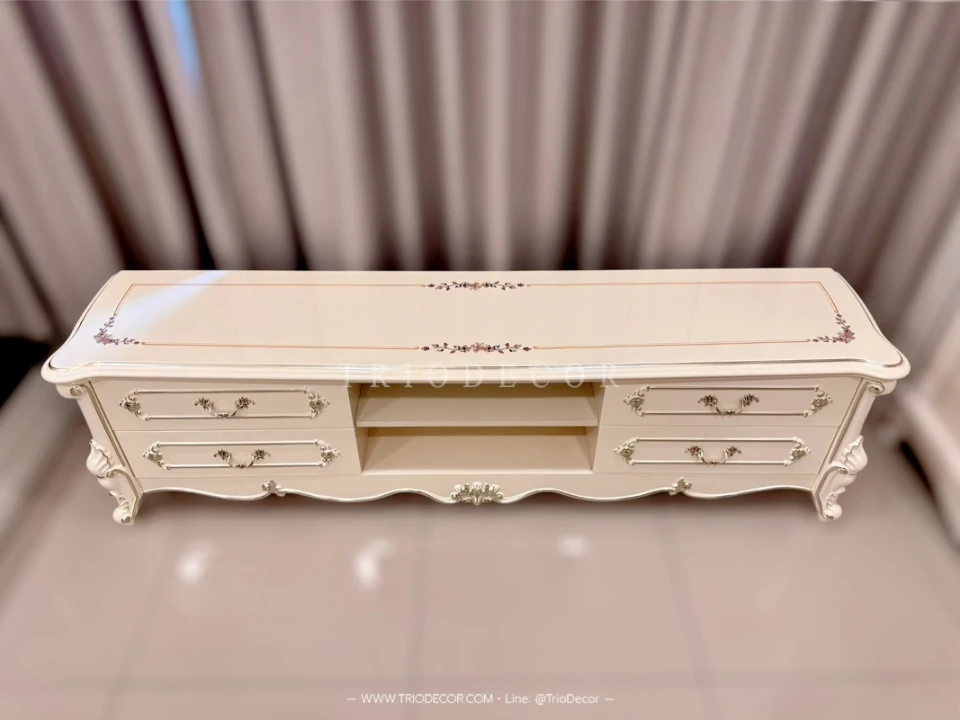 CHLORIS CLASSIC SIDEBOARD ตู้วางทีวีสไตล์คลาสสิค รุ่น คลอริส