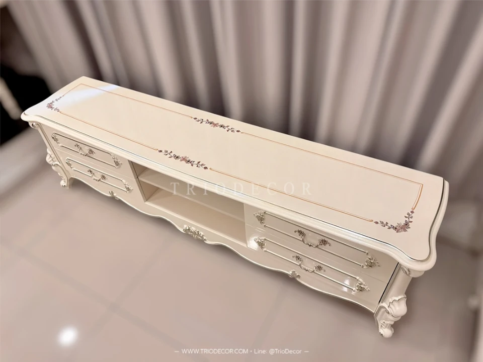 CHLORIS CLASSIC SIDEBOARD ตู้วางทีวีสไตล์คลาสสิค รุ่น คลอริส