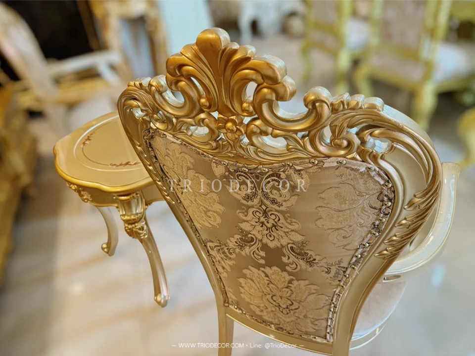 SABRINA Classic Coffee Set ชุดโต๊ะน้ำชาสไตล์หลุยส์ รุ่น ซาบริน่า