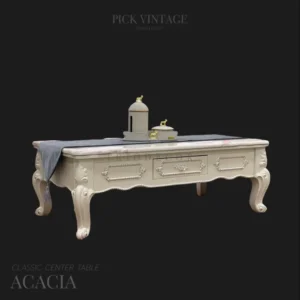 ACACIA CENTER TABLE โต๊ะกลางรับแขกหลุยส์ ท็อปหิน รุ่น อาเคเซีย